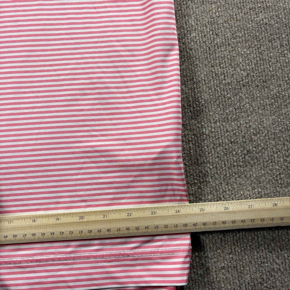 Footjoy FJ Mens Polo Shirt Size Xl Pink/white Stripped 2017 Shepherd Invitationa - Picture 5 of 9